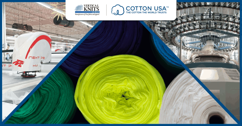 VERTICAL KNITS Y COTTON USA TELAS Y PRENDAS COTTON USA